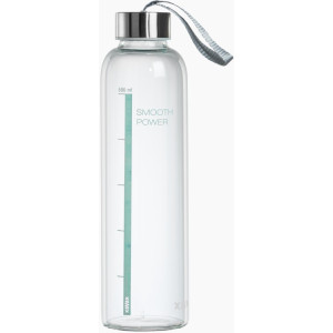 Xavax 181596, Drinking Bottle, 500 ml, Glass, Blue