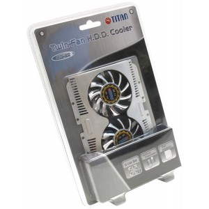 Система охлаждения для жёсткого диска TTC-HD22TZ - два вентилятора, серебрянное покрытие