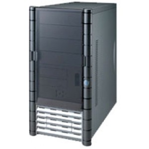 AOpen H500B PC Case, Silver, 300W PSU