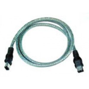 Кабель IEEE-1394 FireWire 6pin - 6pin 1,8 m  (для соединения устройств IEEE1394 (notebook Sony c технологией I. Link, Apple Macintosh G3) c компьютером)