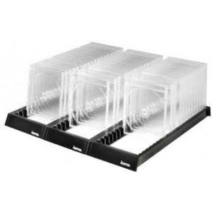 CD Stand Flipper 22 x 3, black, Hama, 48131
