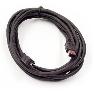 Кабель IEEE-1394 FireWire 6pin - 4pin 3 m  (для соединения DV устройства с 4pin digital AV IEEE1394 выходом (VCR) с DV картой компьютера через 6pin IEEE1394 вход)