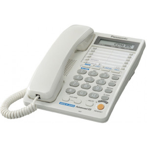 Телефон Panasonic KX-TS2368RUW, White,LCD,Sp-Phone,2 Line