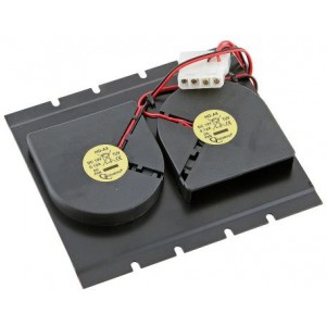 HDD cooling fan HD-A3, 2xFan (50x50x15mm, Ball, 4800rpm, <26dBA)