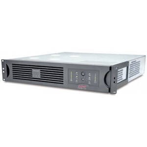APC SUA750RMI2U Black Smart-UPS 750 VA, RackMount, 2U, Line-Interactive, USB and serial connectivity, user repl.batt, Automatic Voltage Regulation