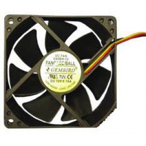 PC Case Fan Gembird, ball bearing,  80mm * 80mm * 25mm, FANCASE/BALL