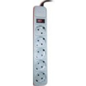 Gembird SPG3-B-5PP  5-outlets, 1.5m, Grey