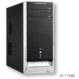 Case ATX MIDI TOWER Legenda K-110A Black Black, PSU Real 400W/v.2.2/12CM FAN/Full Safety/20+4PIN/2xSATA/CE/TC/RoHS, USB2.0, HD Audio, Dim.: 480x185x411mm
