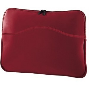 15,4" Hama Notebook Sleeve "Cover-Memory C2",red, 23413
