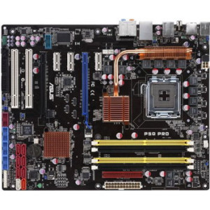 MB ASUS P5Q PRO, Socket 775,  Intel® P45+ICH10R, FSB1600, Dual 4xDDR2-1200, 2xPCIe X16 (Crossfire sup.), 1xATA133+8xSATA300, RAID, eSATA, ALC1200 7.1ch HDA, GigaBit LAN, 2xIEEE1394, Deluxe series features, ATX
