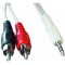 CCA-458-5M 3.5mm stereo plug to 2 phono plugs 5 meter cable