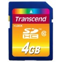 ..4GB  SDHC Card (Class 10), Transcend "TS4GSDHC10" (R/W:20/11MB/s)
