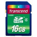 16GB  SDHC Card (Class  4), Transcend "TS16GSDHC4" (R/W:18/6MB/s)