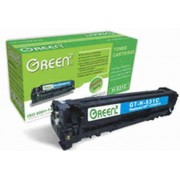 Green2 GT-H-531C-C, HP CC531A Compatible, 2800pages, Cyan: HP Color LaserJet CM2320(fxi)(n)(nf); CP2025(n)(dn)(x)