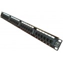 24 ports FTP Cat.6 patch panel, LY-PP6-14, 19"  Krone IDC