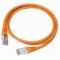 Patch Cord 0.25m, Orange, PP12-0.25M/O, Cat.5E, molded strain relief 50u" plugs