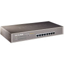 TP-LINK TL-SG1008, 8-port Gigabit Switch, 8 10/100/1000M RJ45 ports, 1U 13-inch rack-mountable steel case