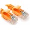 Patch Cord 0.5m, Orange, PP12-0.5M/O, Cat.5E, molded strain relief 50u" plugs