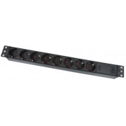 19" 1.5U power socket,  PDU05, 8 ports, 16A, 1.8M, APC Electronic