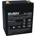 "Baterie UPS 12V/  5AH SVEN, SV-0222005
Номинальное напряжение, В 12. Емкость (при 20 часовом разряде), А*ч 5. Внутреннее сопротивление 18. Саморазряд (при 25гр. С от начальной емкости) за г до 64%. Номинальная рабочая температура 25 °C. Рабочий диапазон