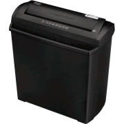 "Fellowes  PowerShred® P-25S, DIN Level P-1, Strip Cut 7mm, Capacity 4sheets, Vol. 11 litr.
- 
http://www.fellowes.com/row/en/Products/Pages/product-details.aspx?prod=FT-4701001&cat=SHREDDERS&subcat=PERSONAL_SHREDDERS&tercat="