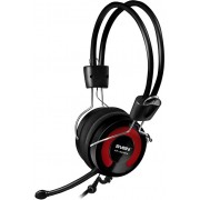 Headset SVEN AP-545MV with Microphone, Black-red, 2 x 3,5mm jack (3 pin)-    http://www.sven.fi/ru/catalog/headphones_pc/ap-545mv.htm