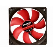 140mm Case Fan - XILENCE XPF140.R.PWM Fan, 120x120x25mm, 700rpm, <30dBa, 62.05CFM, hydro bearing, 4Pin with PWM,  Black/Red