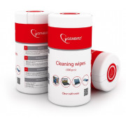 Cleaning wipes for office equipment Gembird "CK-WW100-01", Tube 100 pcs. NOT for screens.-    http://gembird.nl/item.aspx?id=8569