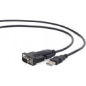 "Converter USB to Serial port RS232, USB A plug/DB9M 1.5m cable, Black, Cablexpert, UAS-DB9M-02
-  
  http://gembird.nl/item.aspx?id=8590"