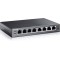 ".8-port Gigabit Easy Smart Switch with 4-Port PoE TP-LINK ""TL-SG108PE"", steel case 8 10/100/1000Mbps RJ45 ports With 4 PoE ports, data and power can be transferred on one single cable Provides network monitoring, traffic prioritization and VLAN fea