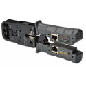 Crimping tool with tester, RJ45, RJ11, RJ12, APC660001
