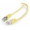 "0.5m, FTP Patch Cord Yellow, PP22-0.5M/Y, Cat.5E, Cablexpert, molded strain relief 50u"" plugs - http://gembird.nl/item.aspx?id=5194"