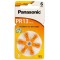 "PR13, Blister*6, Panasonic, PR-13/6LB (PR48), 5.4x7.9mm, 300mAh - http://www.panasonic-batteries.com/eu/products/special/hearing_aid_batteries/PR13"