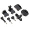 GoPro Grab Bag -give yourself more mounting options and spare parts. Includes Curved and Flat Adhesive Mounts, two Mounting Buckles, a 3-Way Pivot Arm, plus a variety of short and long thumb screws, compatible with all GoPro cameras.