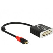 Adapter USB TYPE C to DVI FEMALE, 4KX2K 30HZ,  APC-631003
