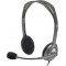 Logitech Stereo Headset H110, Headphone: 20 - 20,000 Hz, Mic: 100 - 16,000 Hz, 1.8m