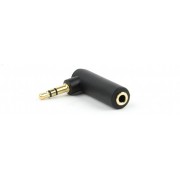 "Audio stereo adapter 3.5 mm, angled 90 °, 3-pin M to 3-pin F, Cablexpert, A-3.5M-3.5FL
-  
 https://gembird.nl/item.aspx?id=9995"