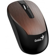 Mouse беспроводная Genius ECO-8015, Optical, 800-1600 dpi, 3 buttons, Ambidextrous, Rechar., Chocolate