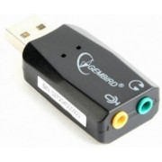 Gembird SC-USB2.0-01 "Virtus Plus"  USB Sound Card,  connectors: USB A-type male, 3.5mm stereo headphone jack, 3.5mm microphone input jack, 3.5 mm line-in jack,  CMedia CM108B