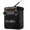 "Speakers SVEN Tuner ""SRP-355"" Black, 3w, FM, USB, SD/microSD, flashlight - http://www.sven.fi/ru/catalog/portable_radio/srp-355.htm"