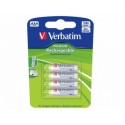  Verbatim Rechargeable Battery  AAA  950mAh  4 pack 49942
