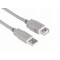 Hama 30619 USB 2.0 Extension Cable, grey, 1.80 m, 10 pieces