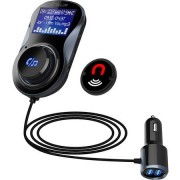 Bluetooth FM Transmitter Tellur FMT-B4, 1.4" Display, Bluetooth, USB, MicroSD, USB QuickCharge 3.0 , 2 x USB (max 3.1A), Black