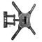 Wall Mount Barkan 3420 Black 29"-65" Full Motion, max.25kg, VESA mm: up to 400x400mm