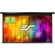Elite Screens 125"(16:9) 277x156cm Spectrum Series Electric Screen with IR/Low Voltage 3-way wall box, Black