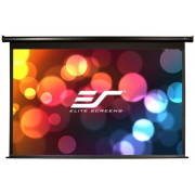Elite Screens 135"(16:9) 299x168cm VMAX2 Series Electric Screen with IR/Low Voltage 3-way wall box, TopDrop 20cm, Black