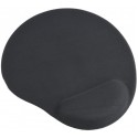Gembird MP-GEL-BK, Gel mouse pad with wrist support, black