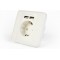 Gembird AC wall socket with 2 port USB charger, 2.4A, USB charger: 2 ports, 5 V DC up to 2.4 A / 12 W (total), AC rating: up to 250 V, up to 16 A