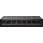 TP-LINK LS1008G  8-Port Gigabit Desktop Switch, 5 10/100/1000Mbps RJ45 ports, plastic case, Green Technology