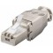 RJ45 Shielded Modular Plug, Cat.6a, Toolless type